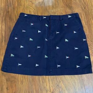 Ralph Lauren Sport skirt sz 8, Classic RL flag print